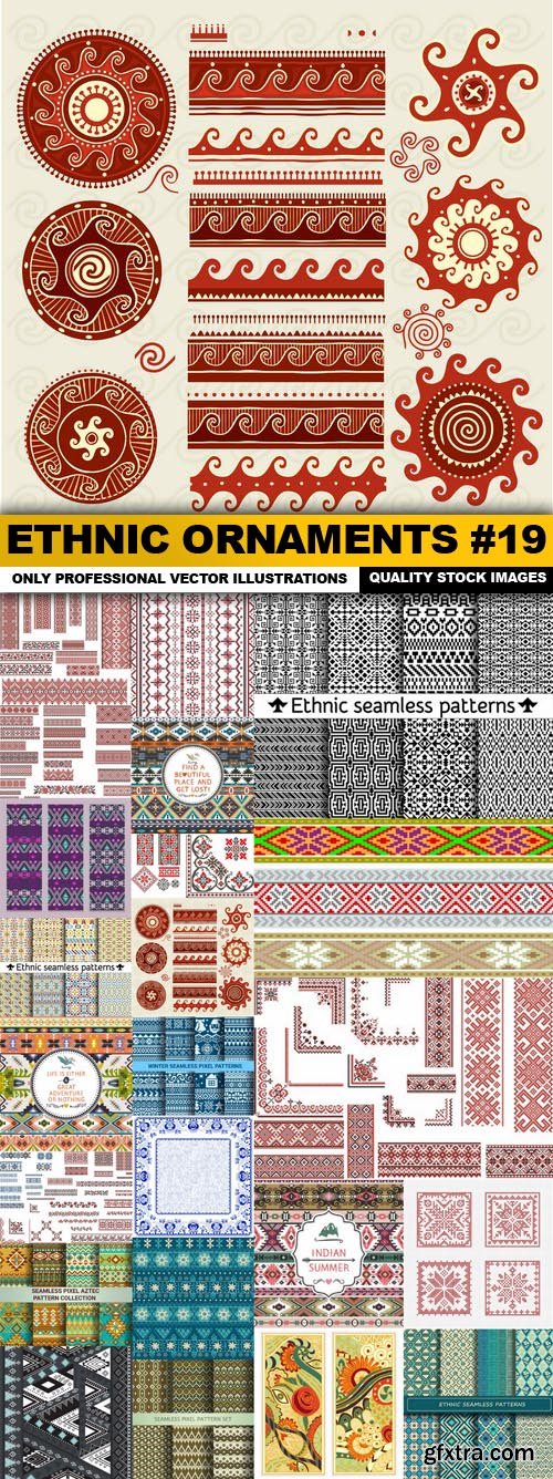 Ethnic Ornaments #19 - 26 Vector