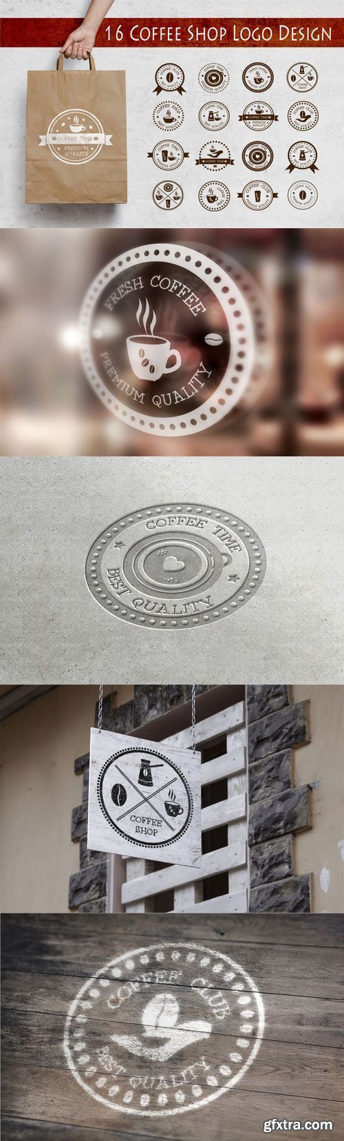 CM - 16 Coffee Shop Logo Design 325802