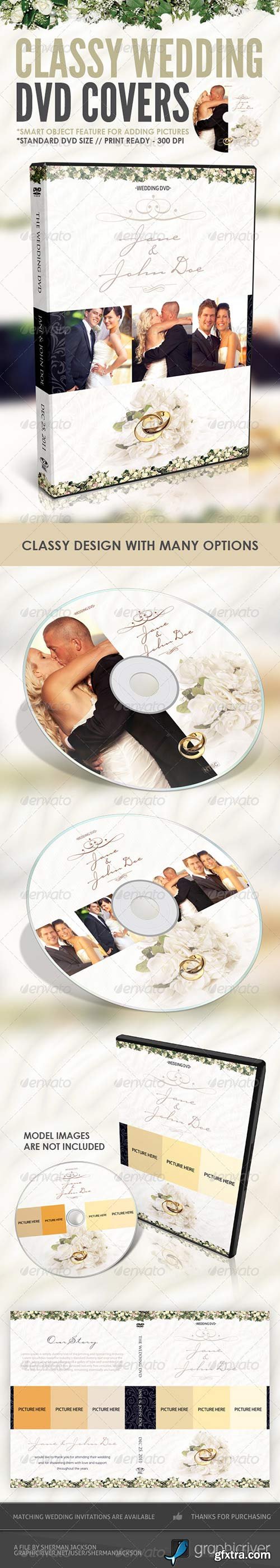 GraphicRiver - Classy Wedding DVD Covers 1100835