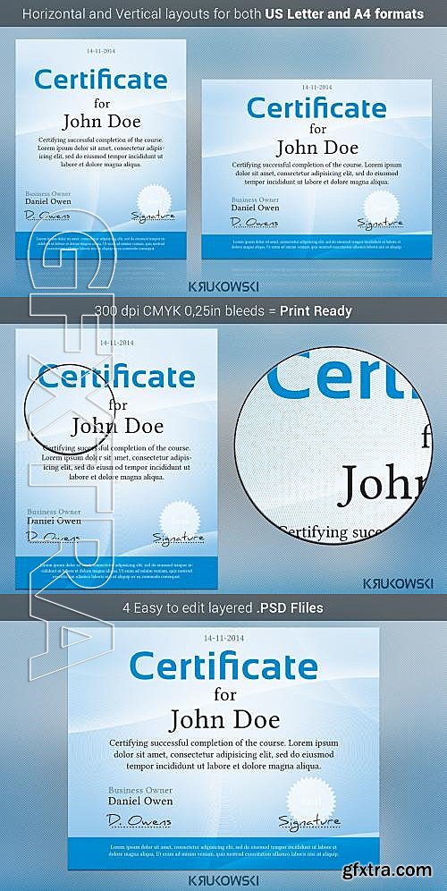 CM - Simple Certificate Template 107435