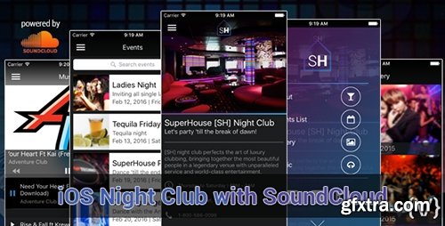 CodeCanyon - iOS Night Club/Bar with SoundCloud v1.0 - 14864419