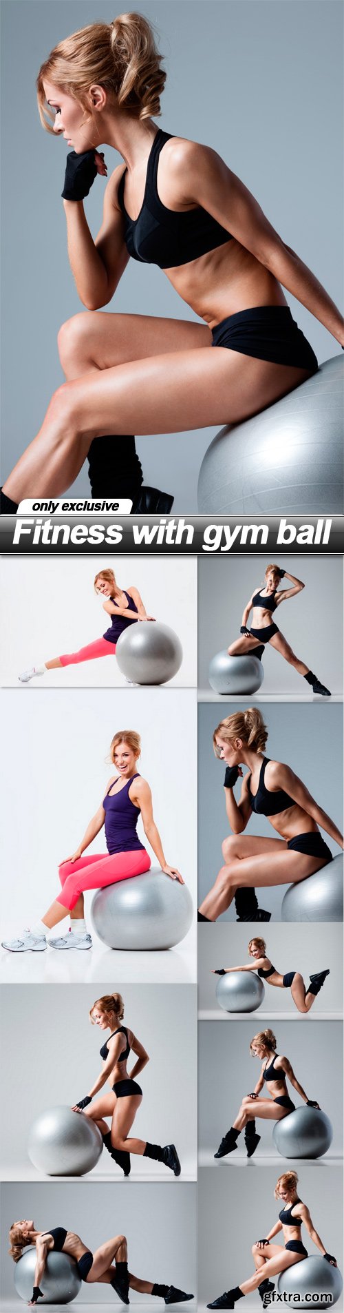 Fitness with gym ball - 9 UHQ JPEG