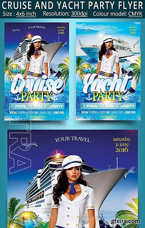 CM - Cruise And Yacht Party Flyer 577920