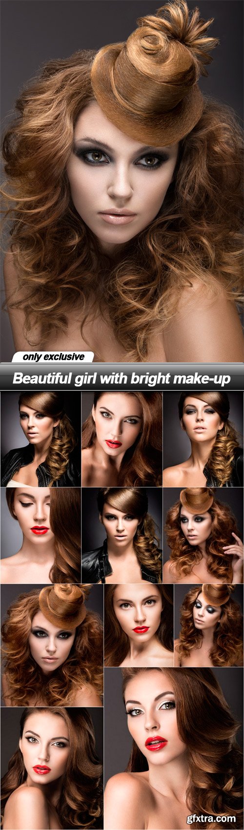 Beautiful girl with bright make-up - 11 UHQ JPEG