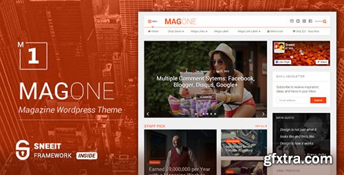 ThemeForest - MagOne v1.7.1 - Newspaper & Magazine WordPress Theme - 14342350