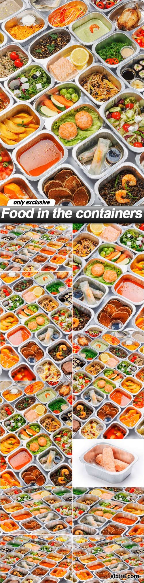 Food in the containers - 10 UHQ JPEG