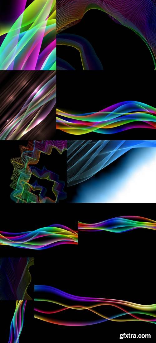 Vector waves - Blurred Lines for Relax Themes Background