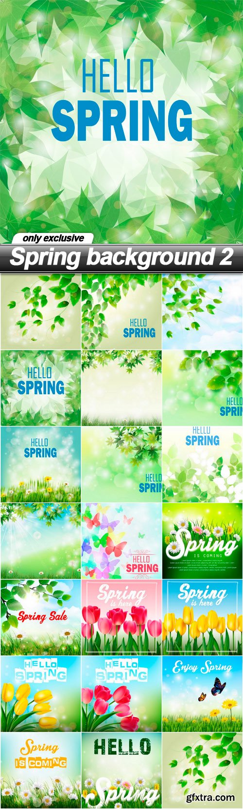 Spring background 2 - 20 EPS
