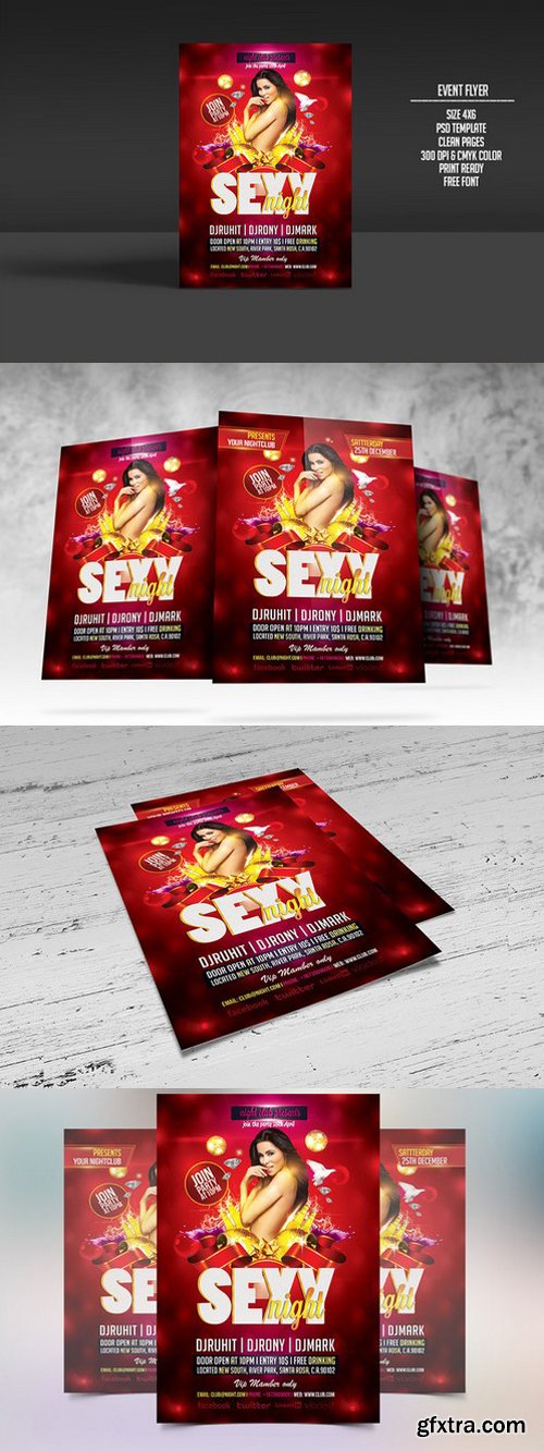 CM - Sexy Night Party Flyer Template 210070