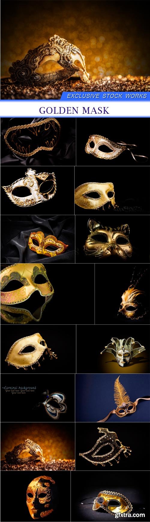 Golden mask 16X JPEG