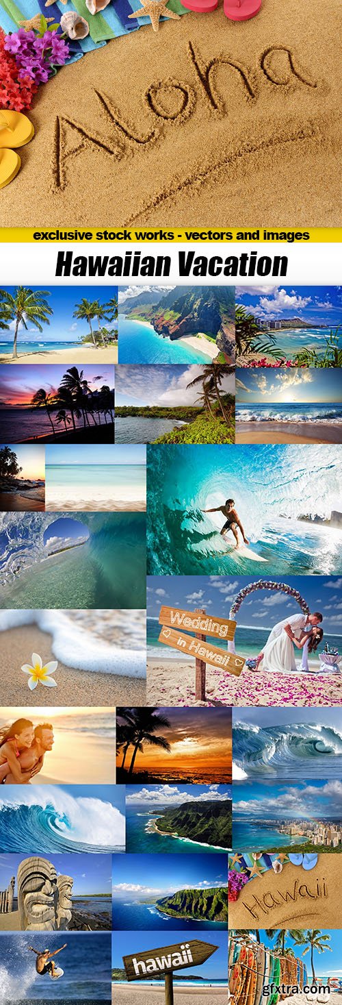 Hawaiian Vacation - 25xUHQ JPEG