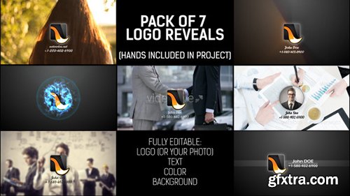 Videohive Pack of Hand Logo 8585073