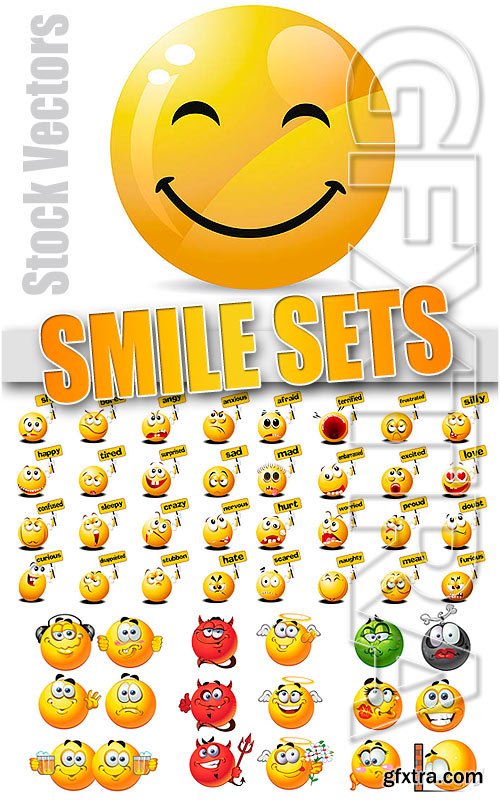 Smile sets - Stock Vectors