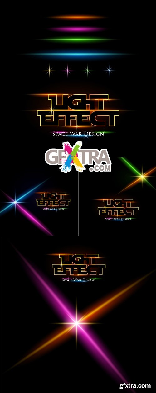 Light Effects Backgrounds Vector