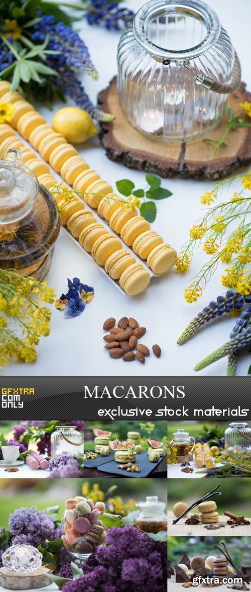 Macarons - 7 UHQ JPEG