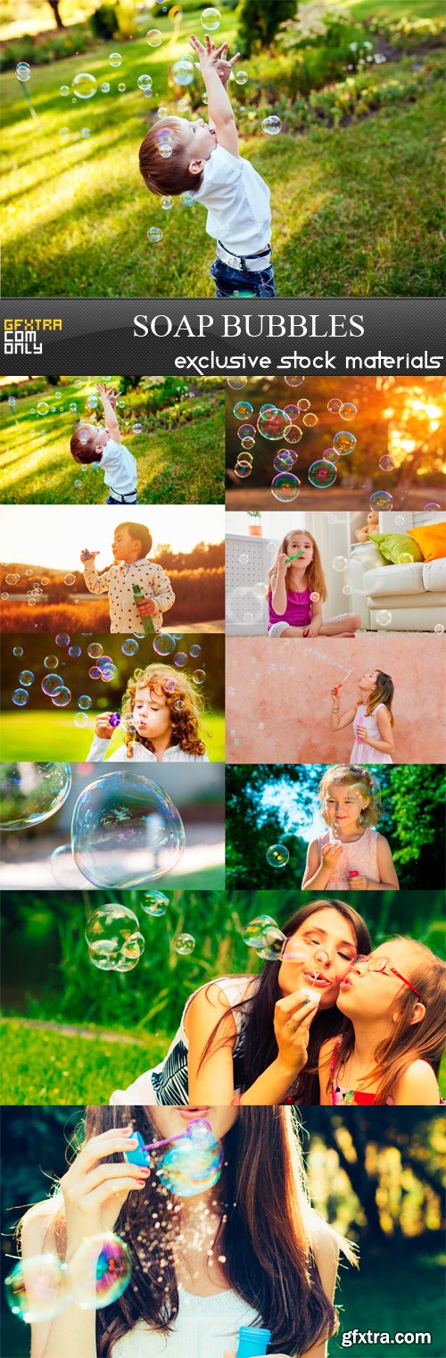 Soap Bubbles - 10 x JPEGs