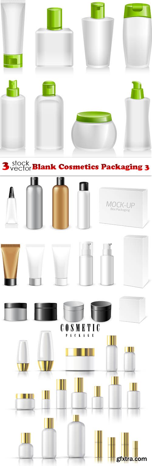 Vectors - Blank Cosmetics Packaging 3