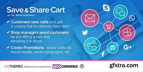 CodeCanyon - Save Share Cart for WooCommerce v2.04 - 5568059