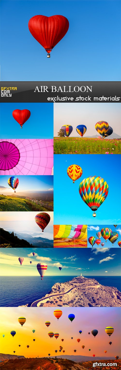 Air Balloon - 10 x JPEGs