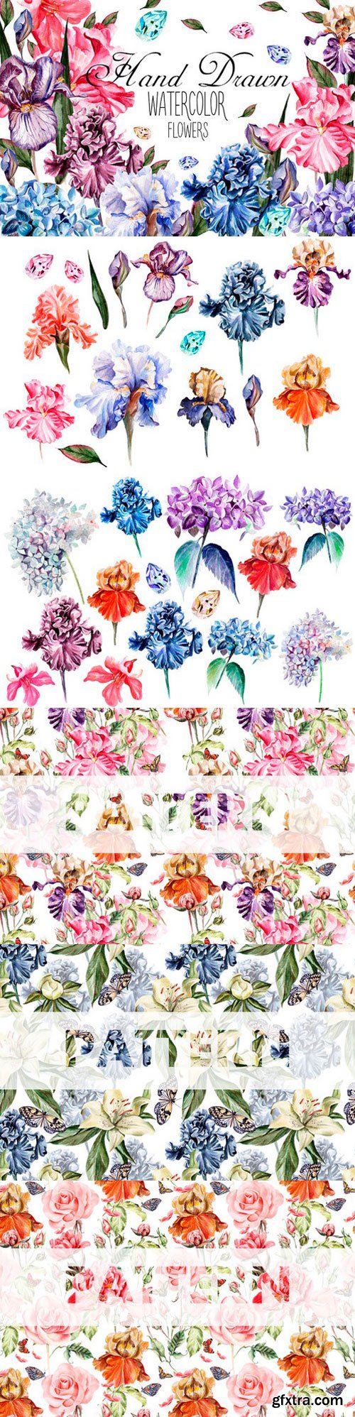 CM - Beautiful watercolor flowers 597948