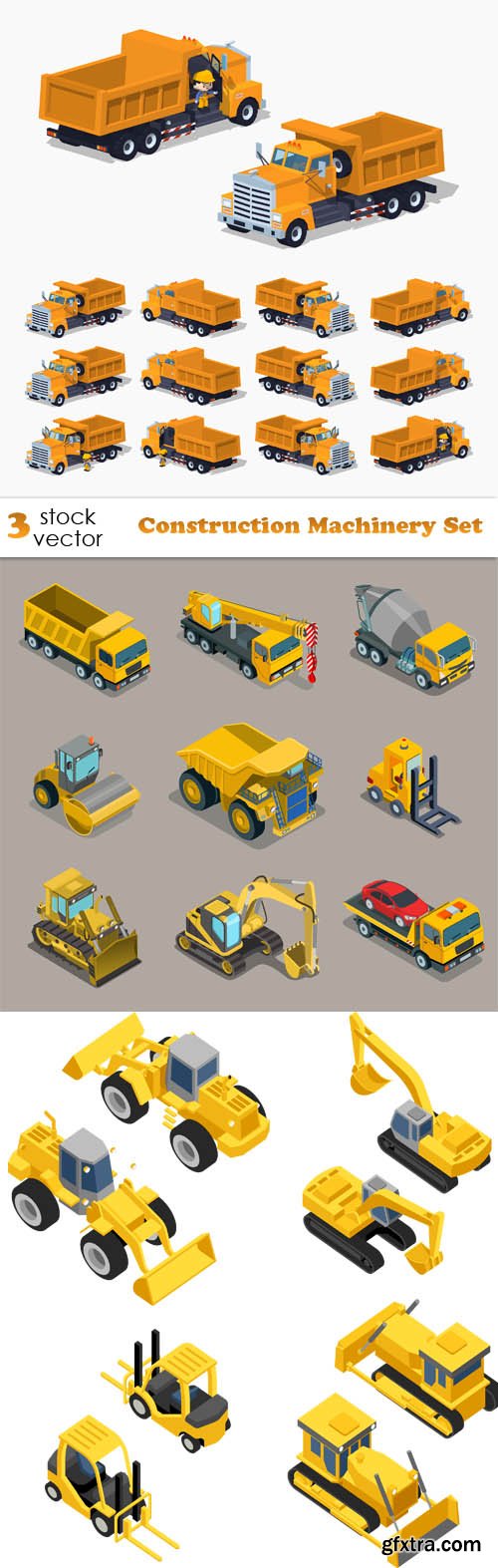 Vectors - Construction Machinery Set