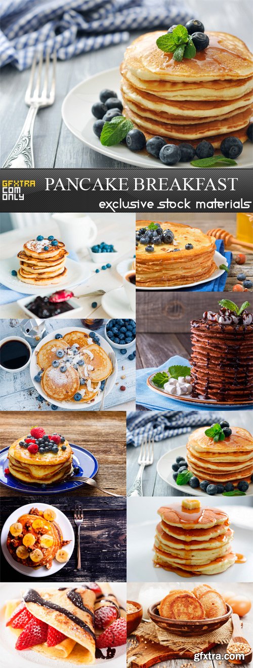 Pancake Breakfast - 10 x JPEGs