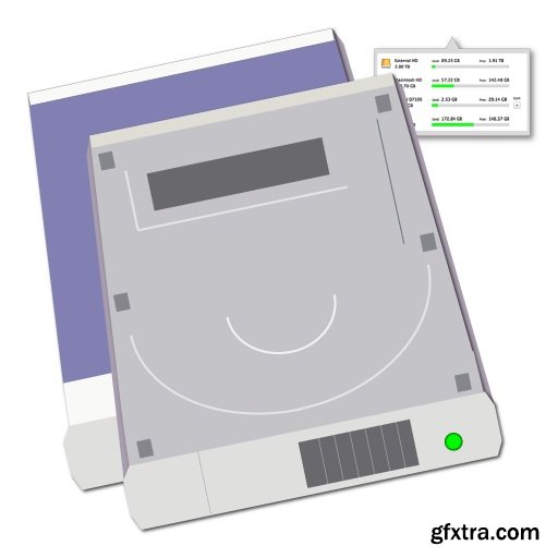 Disk Space Tab 1.5.1 (Mac OS X)