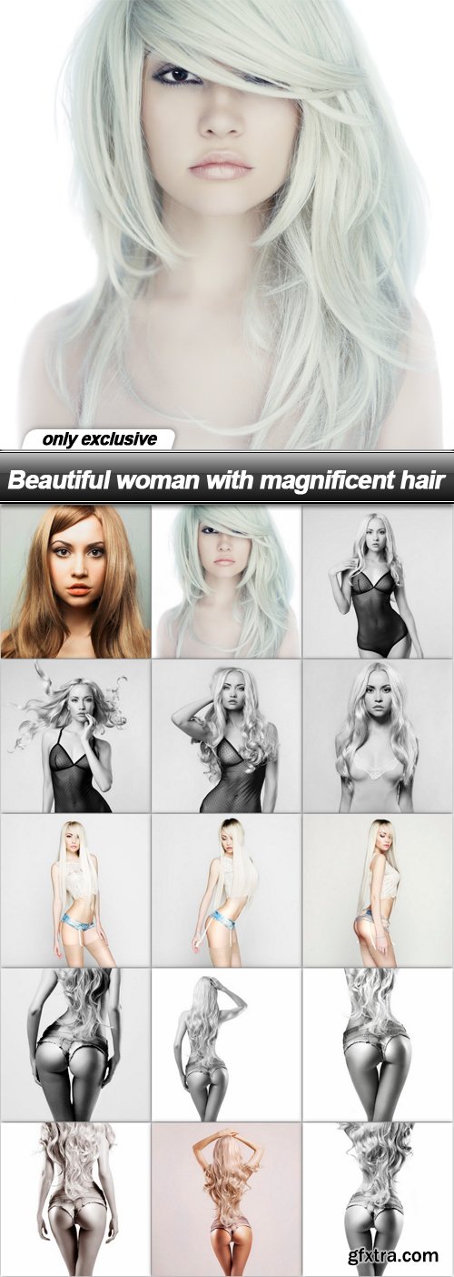 Beautiful woman with magnificent hair - 15 UHQ JPEG