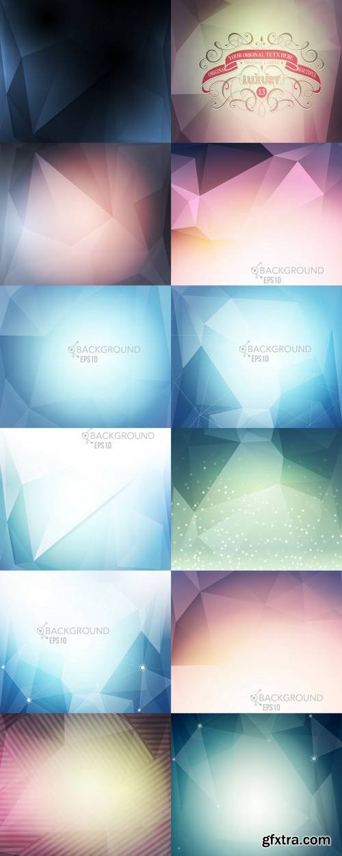 Modern Abstract Background with Polygons