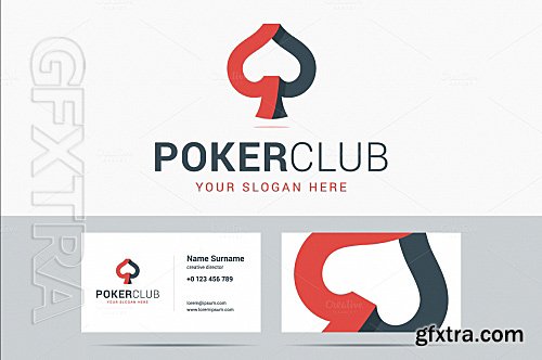 CM - Poker club logo and business card 586798
