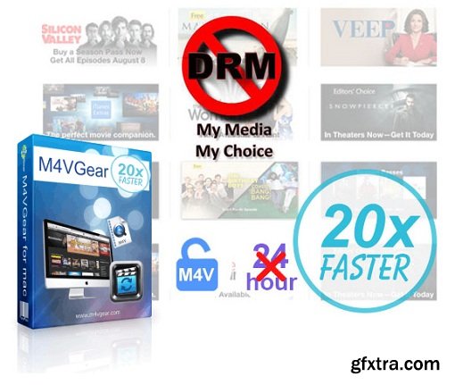 M4VGear DRM Media Converter 4.2.2 (Mac OS X)