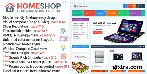 ThemeForest - Home Shop v1.3 - WooCommerce Theme - 9513996