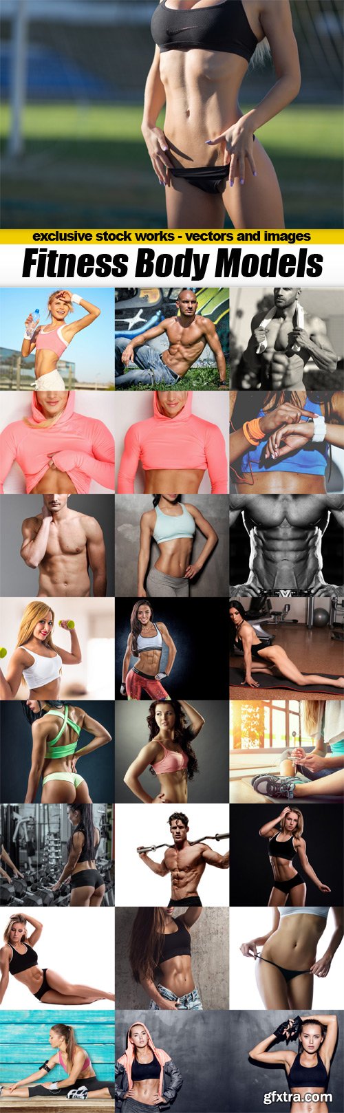 Fitness Body Models - 25x JPEGs
