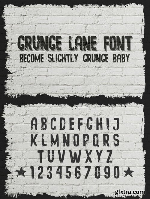 CM - Grunge Lane Font 586238