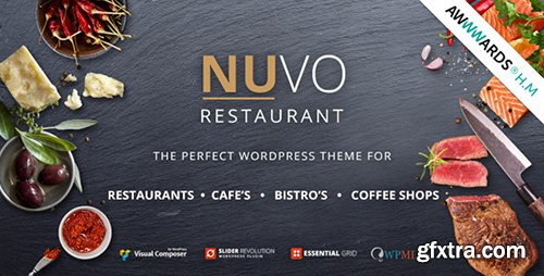 ThemeForest - NUVO v5.5.9 - Cafe & Restaurant WordPress Theme - Multiple Restaurant & Bistro Demos - 9001349