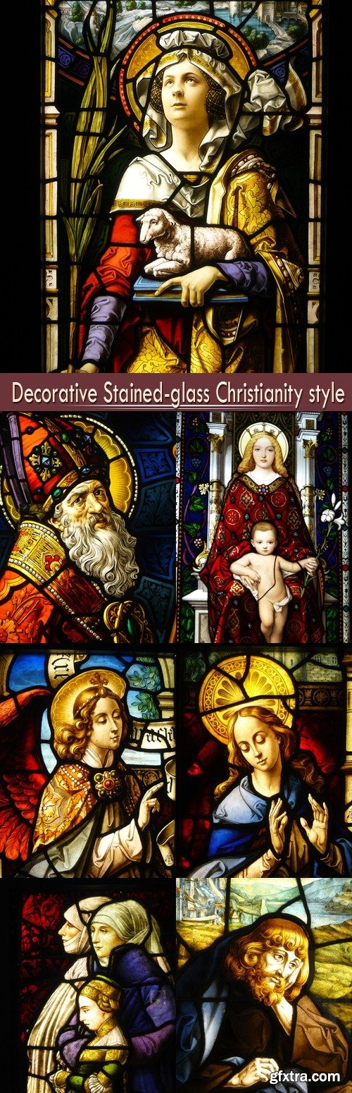 Decorative Stained-glass Christianity style
