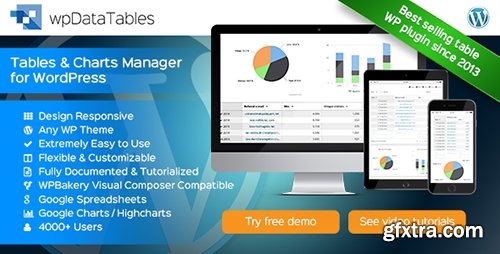 CodeCanyon - wpDataTables v1.6.1 - Tables and Charts Manager for WordPress - 3958969