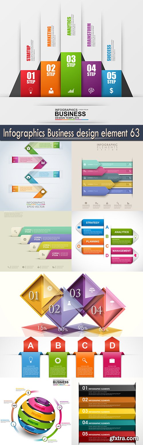 Infographics Business design element 63