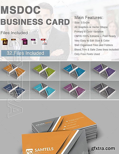 GraphicRiver - Msdoc Business Card 9432073