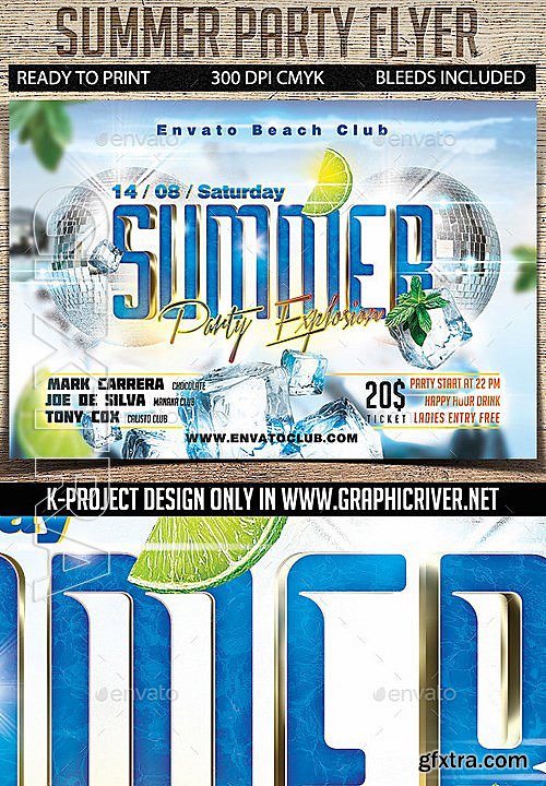 GraphicRiver - Summer Party Flyer 12107673