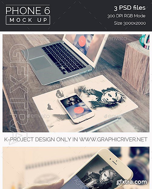 GraphicRiver - Phone 6 Mock Up 11148796