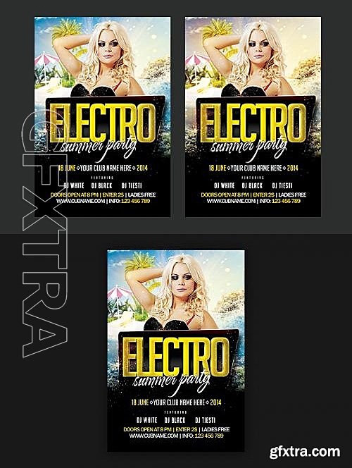CM - Electro Summer Party Flyer 609757