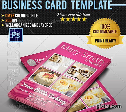 GraphicRiver - Catering Service Business Card 5117735