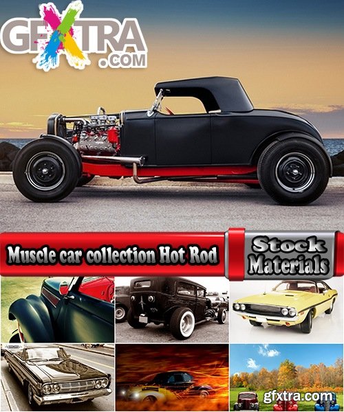 Muscle car collection Hot Rod powerful American vintage car 25 HQ Jpeg