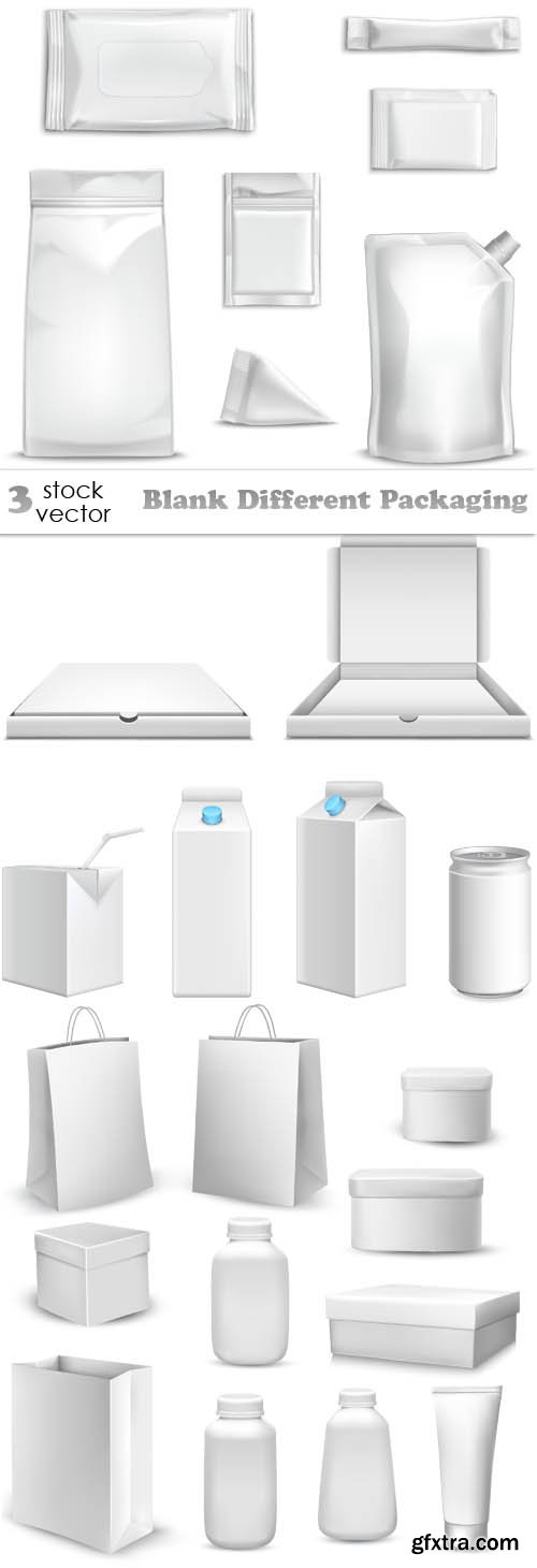 Vectors - Blank Different Packaging