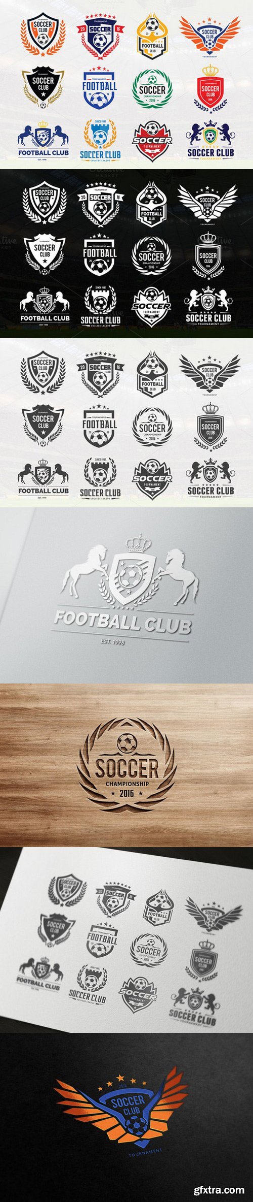 CM - Soccer Logo Football logo collection 620837