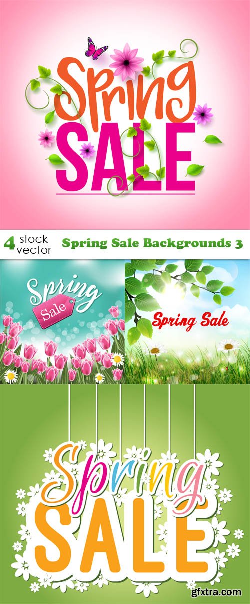 Vectors - Spring Sale Backgrounds 3