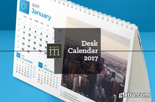 CreativeMarket Desk Calendar 2017 (DC10) 607800