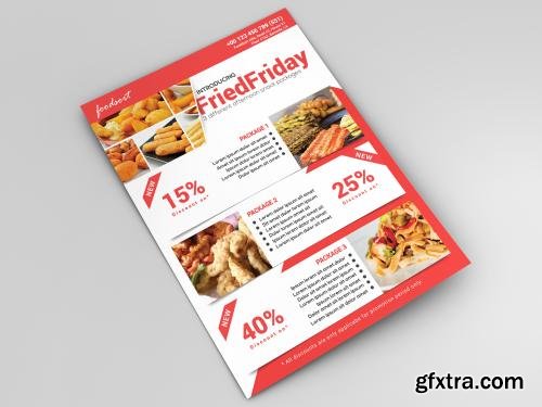CreativeMarket Food Promotional Flyer 613998