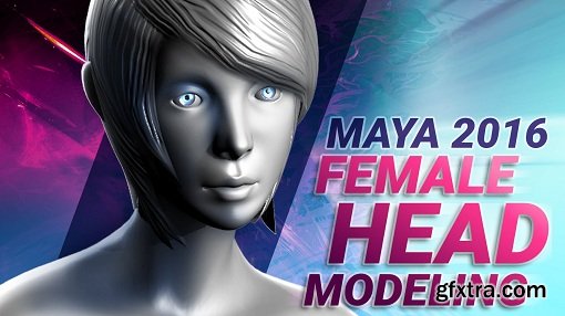 MethodJ - Maya 2016 female head modeling tutorial